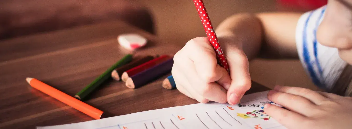 girl doing school work via Pixabay